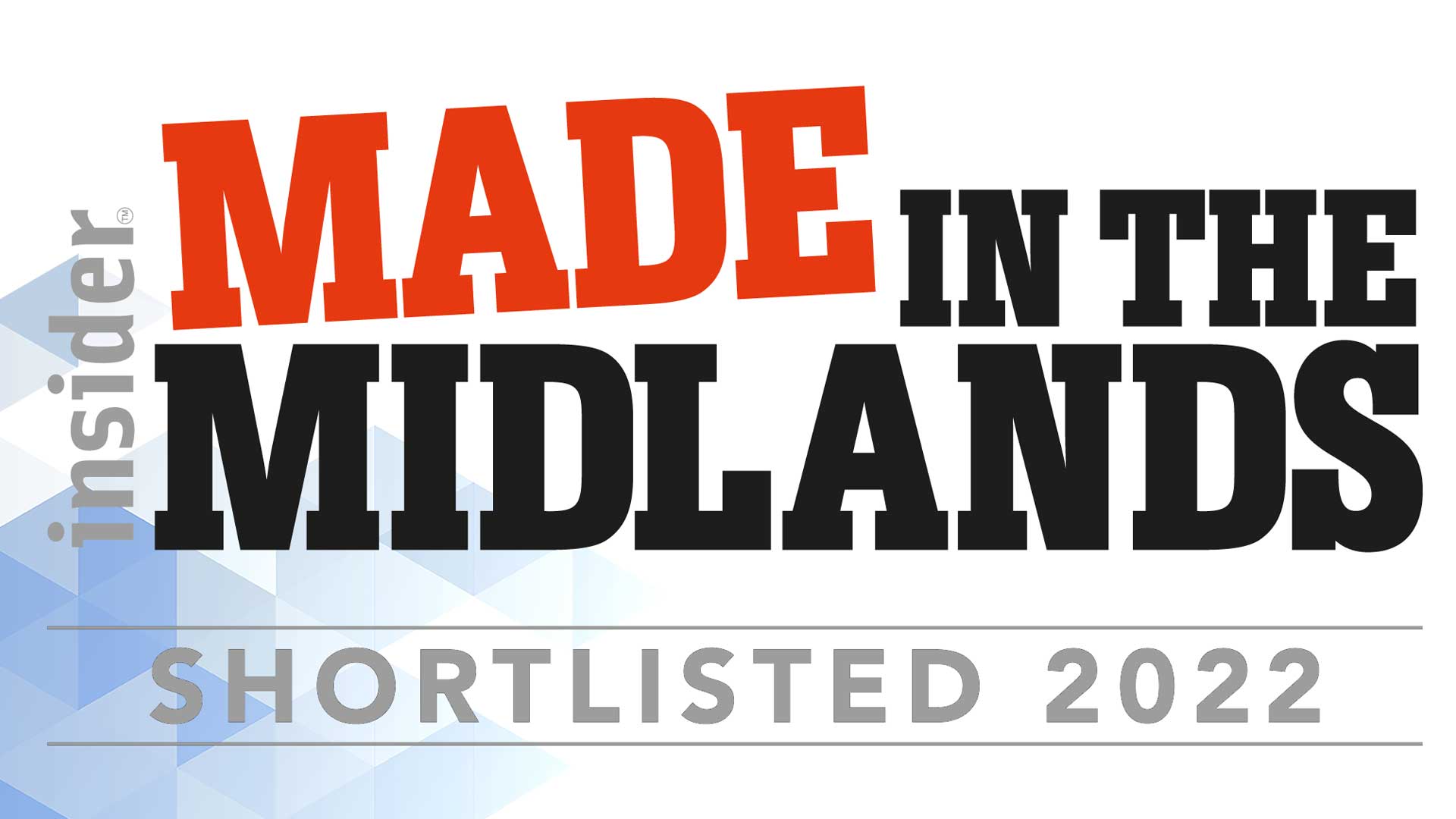 RVLR Shortlisted for Made In Midlands Award